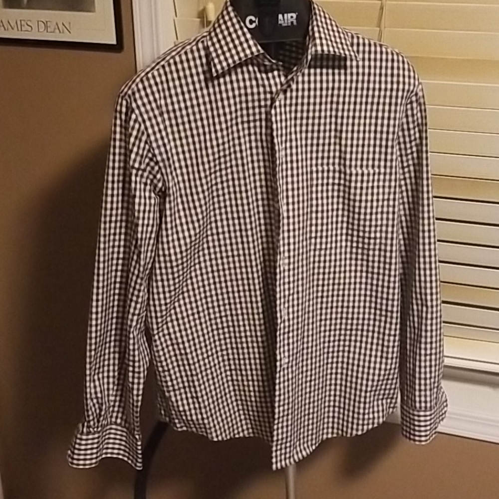 Alfredo sung plaid dress shirt